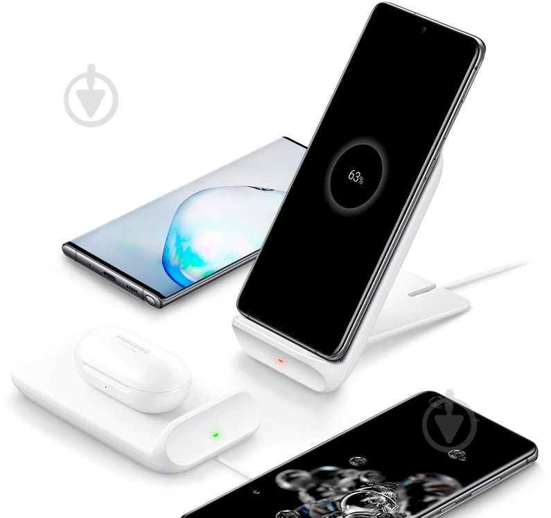 Бездротовий зарядний пристрій Samsung EP-N3300 (EP-N3300TWRGRU) white - фото 6 Бездротовий зарядний пристрій Samsung EP-N3300 (EP-N3300TWRGRU) white - фото 6