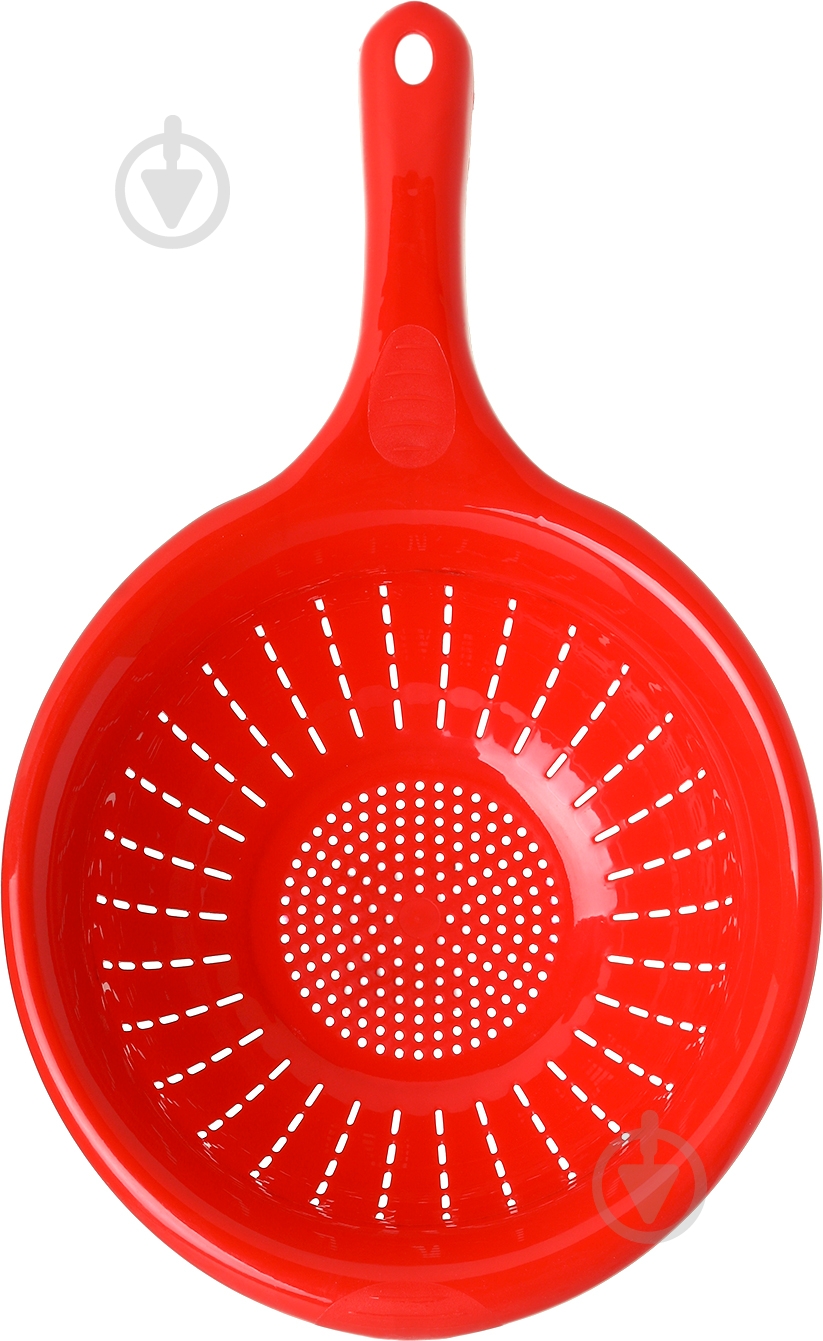 Дуршлаг Lamela 122 с ручкой красный - фото 2