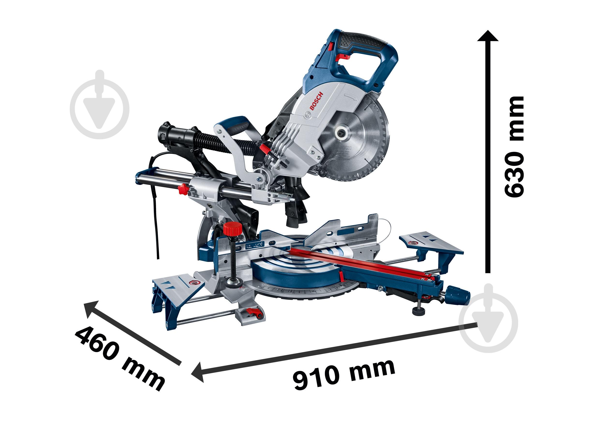 Пила торцовочная Bosch GCM 254 0601B52000 - фото 3