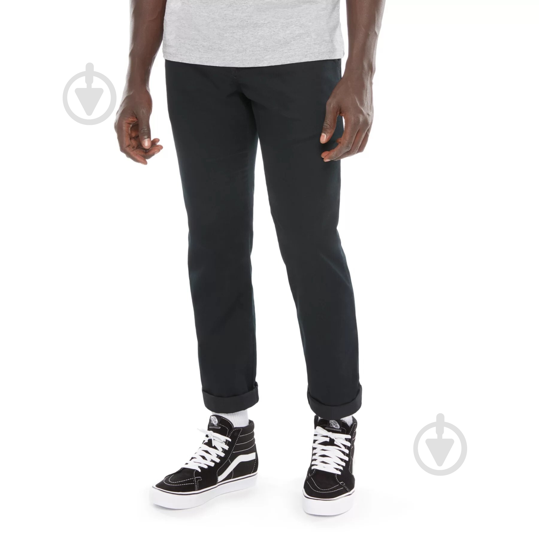 Брюки Vans AUTHENTIC CHINO STRETCH VA3143BLK р. 30 черный - фото 1