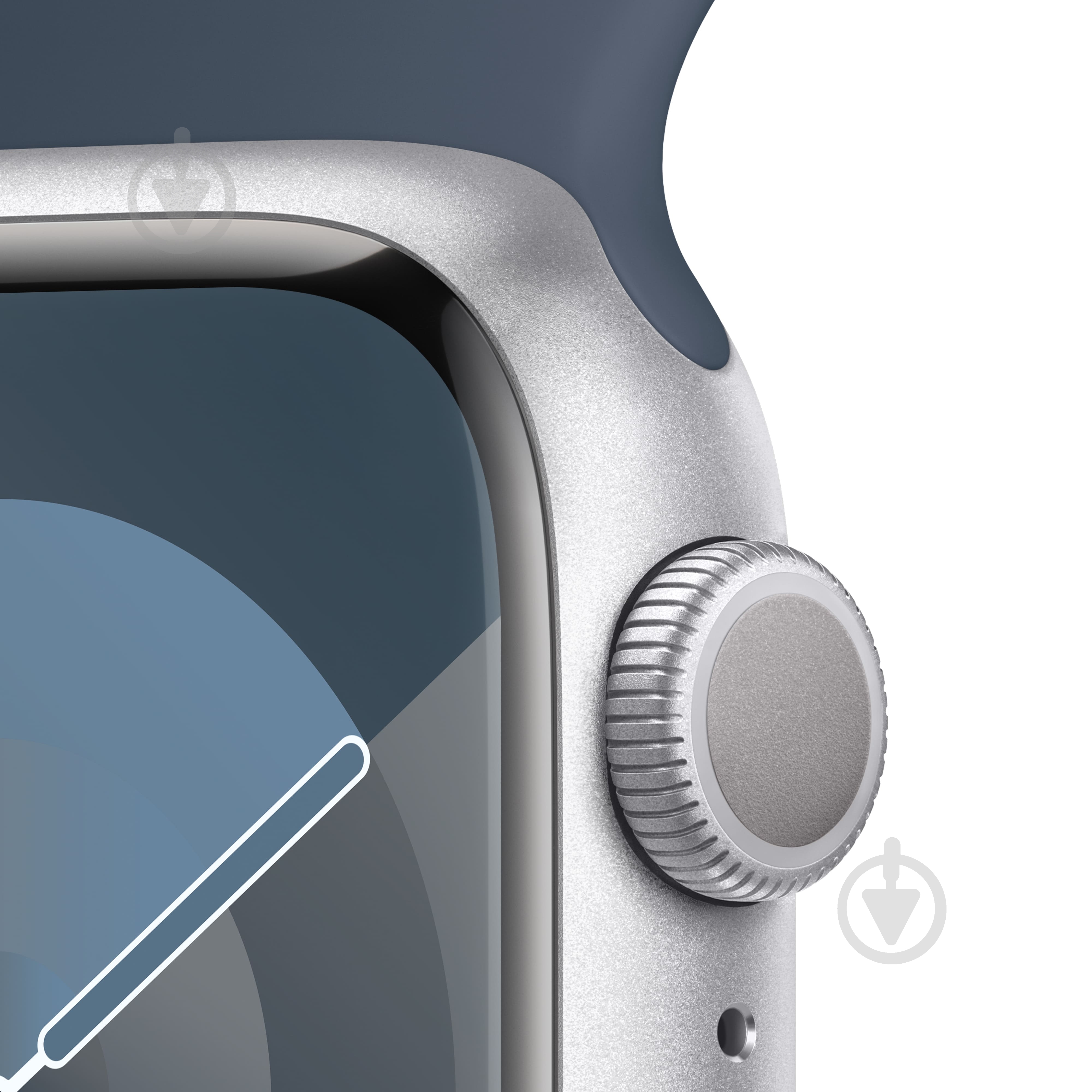 Смарт-годинник Apple Watch Series 9 GPS 41mm Silver Aluminium Case with Starlight Sport Band - M/L (MR913QP/A) - фото 3