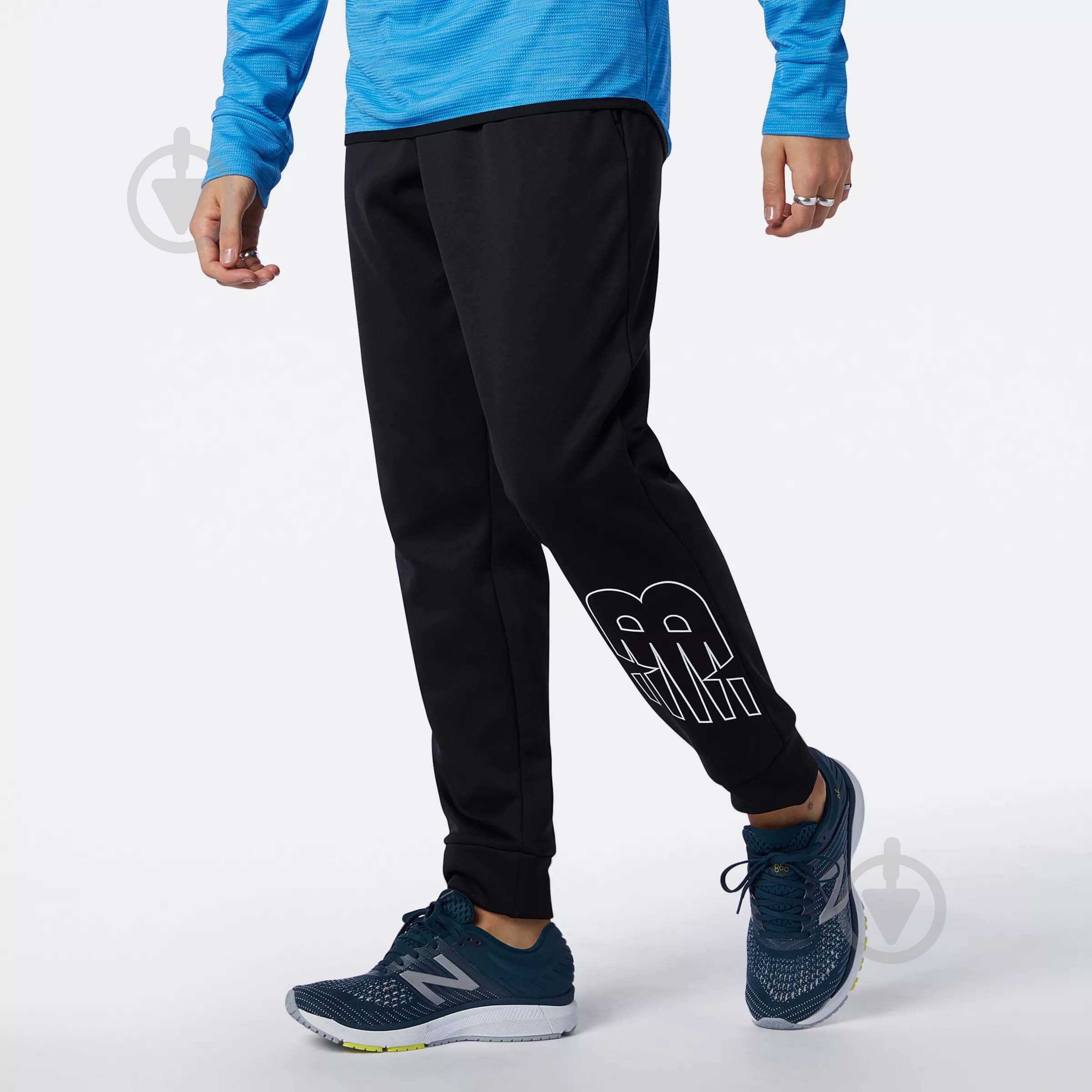 Брюки New Balance MP13022BK р. M черный - фото 1
