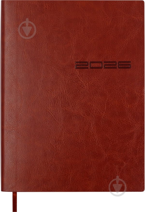 Щоденник датований IDEAL Buromax A5 2026 коричневий - фото 1
