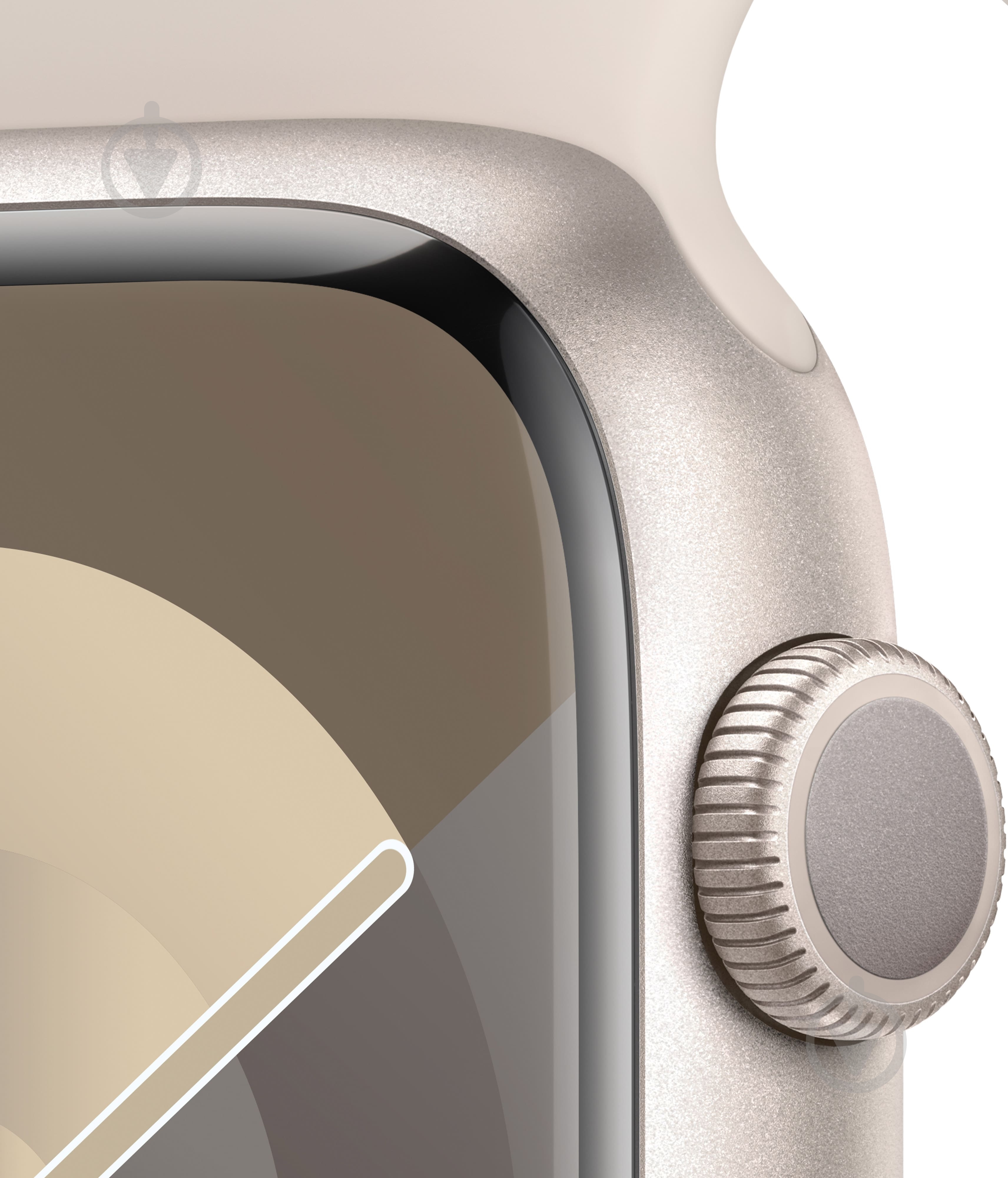 Смарт-годинник Apple Watch Series 9 GPS 45mm Starlight Aluminium Case with Starlight Sport Band - M/L (MR973QP/A) - фото 3