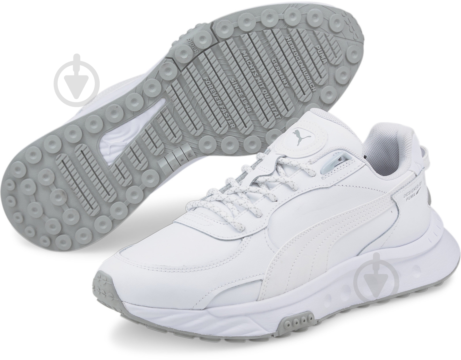 Кроссовки мужские демисезонные Puma WILD RIDER REFLECTIVE 38372801 р.45 белые - фото 4
