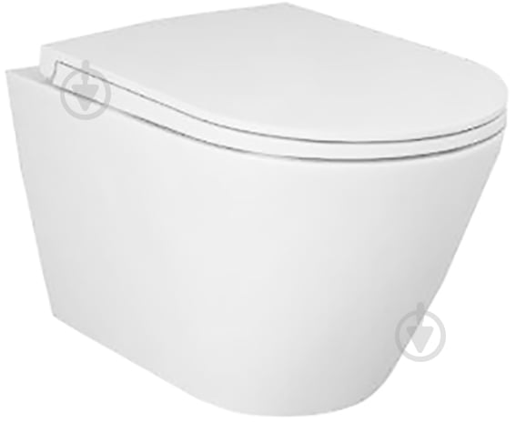 Унитаз подвесной Rak Ceramics FEELING RIMLESS с сид. S/C (белый мат) - фото 1 Унитаз подвесной Rak Ceramics FEELING RIMLESS с сид. S/C (белый мат) - фото 1