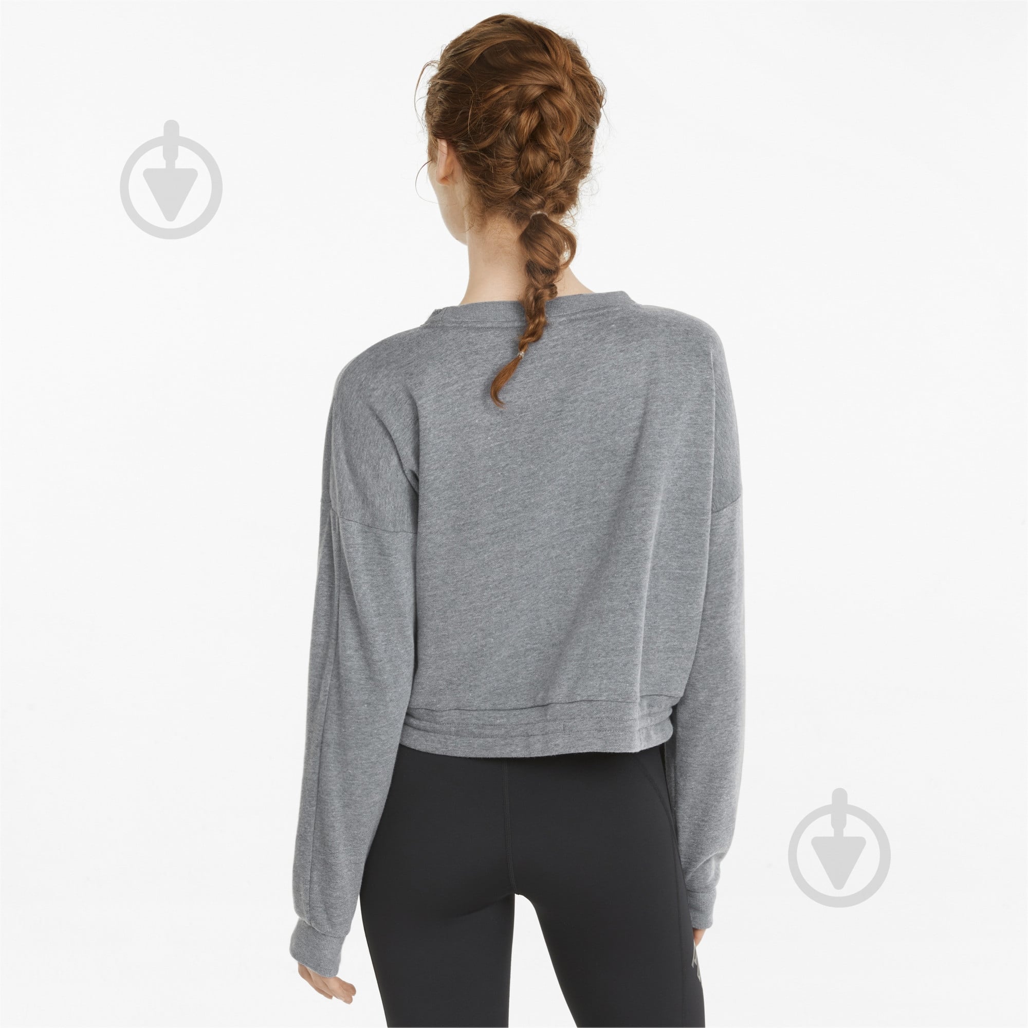 Свитшот Puma TRAIN FRENCH TERRY CREW SWEATSHIRT 52162203 р.XS серый - фото 2 Свитшот Puma TRAIN FRENCH TERRY CREW SWEATSHIRT 52162203 р.XS серый - фото 2