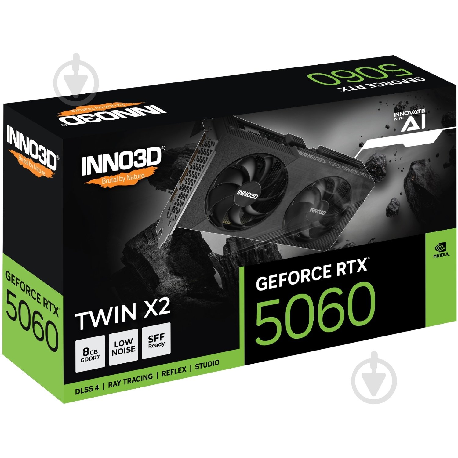 Видеокарта Inno3D GeForce RTX 5060 8GB GDDR7 128bit (N50602-08D7-195071N) - фото 2