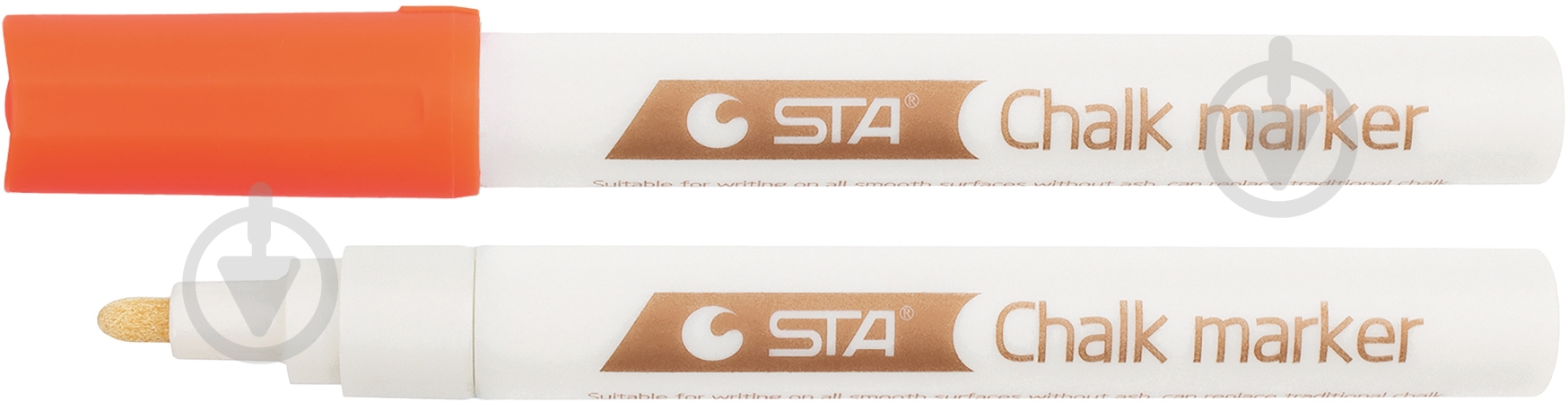 Маркер меловой STA 1010 2 мм STA1010-F02 красный - фото 1