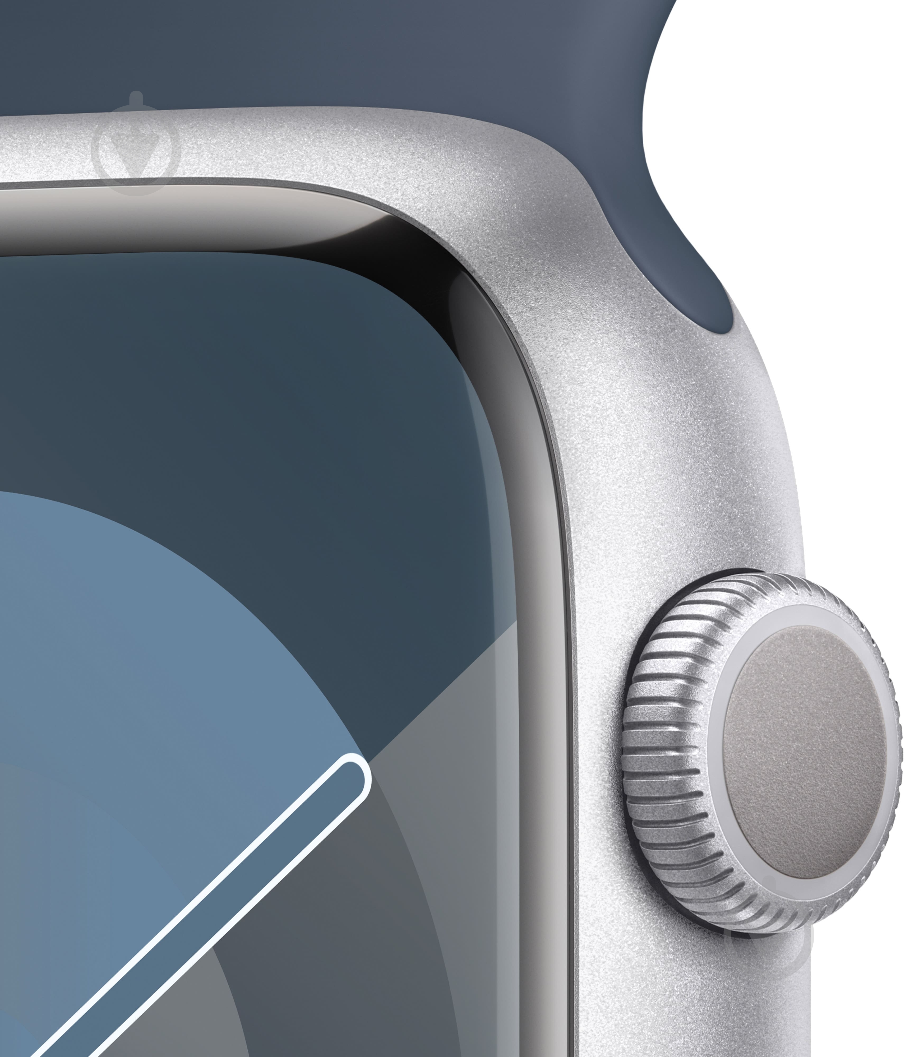 Смарт-годинник Apple Watch Series 9 GPS 45mm Silver Aluminium Case with Starlight Sport Band - M/L (MR9E3QP/A) - фото 3