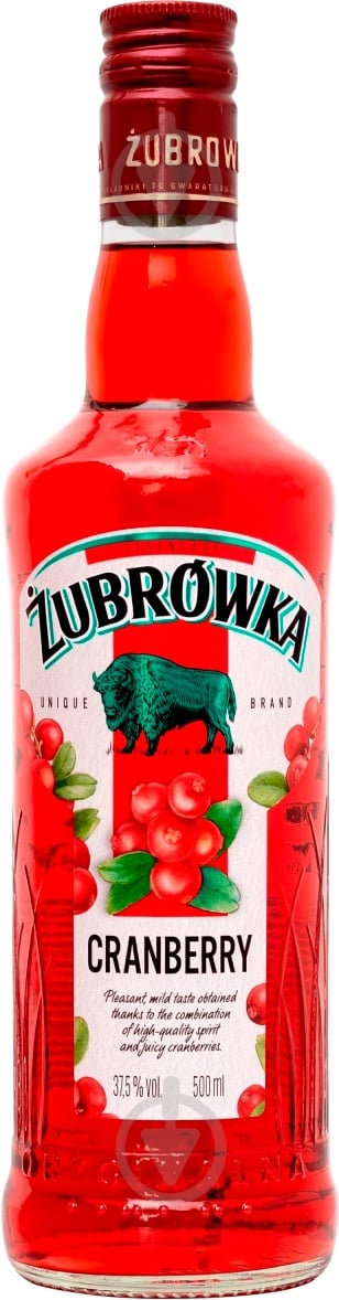 Ликер Zubrowka Cranberry 0,5 л - фото 1