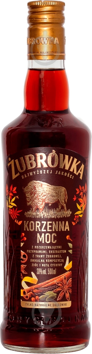 Ликер Zubrowka Korzenna Moc 0,5 л - фото 1