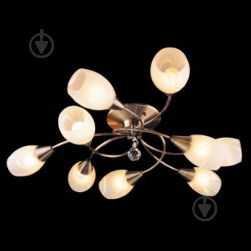 Люстра потолочная Strotskis Virginia 2275/9 9x60 Вт E27 бронзовый - фото 1