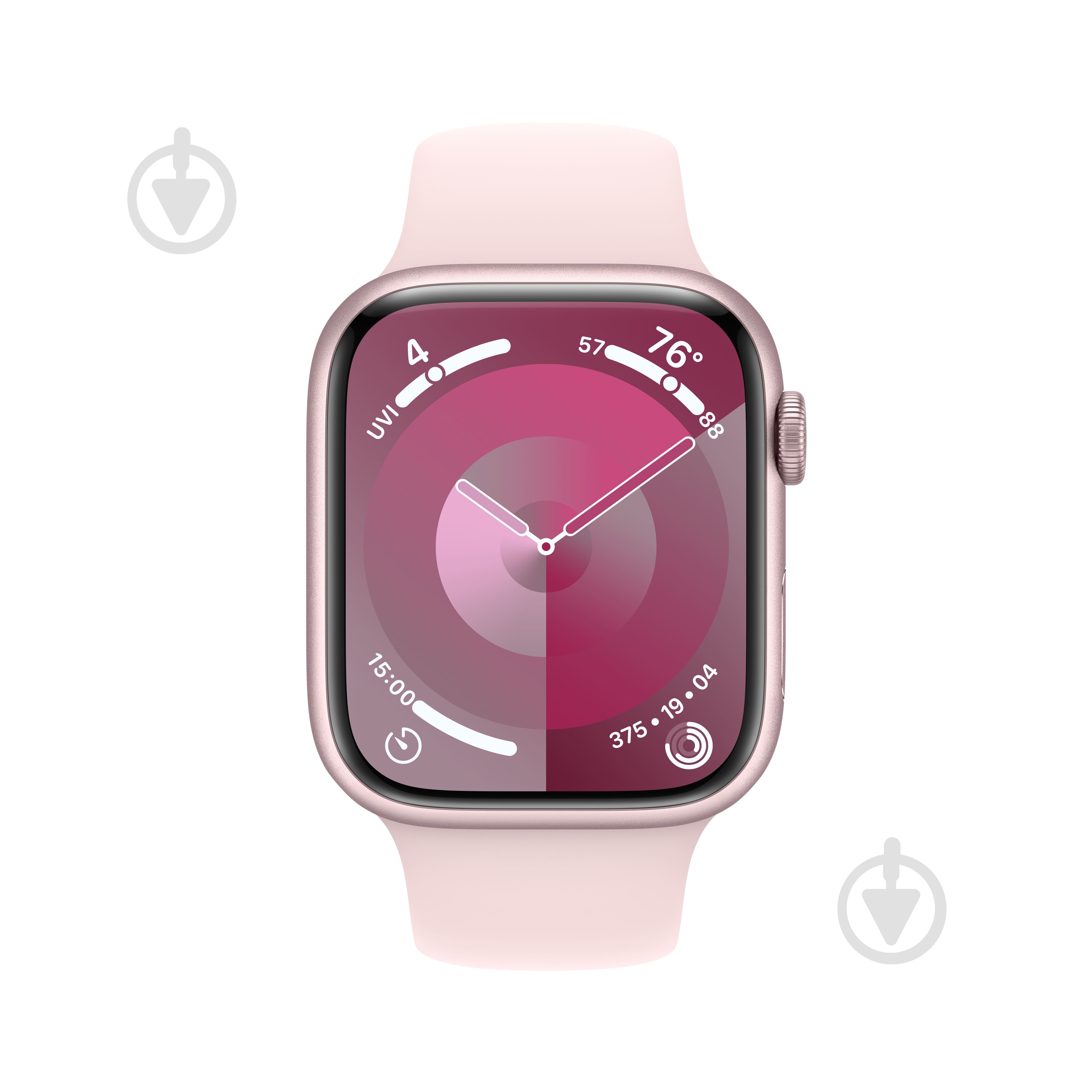 Смарт-годинник Apple Watch Series 9 GPS 45mm Pink Aluminium Case with Pink Sport Band - M/L (MR9H3QP/A) - фото 2
