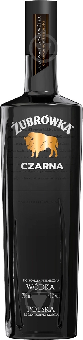 Водка Zubrowka Czarna 0,7 л - фото 1
