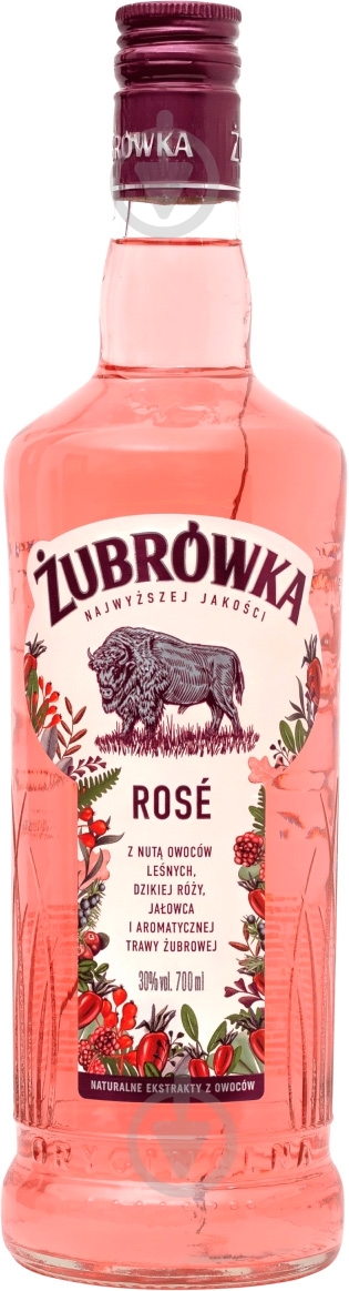 Ликер Zubrowka Rose 0,7 л - фото 1 Ликер Zubrowka Rose 0,7 л - фото 1