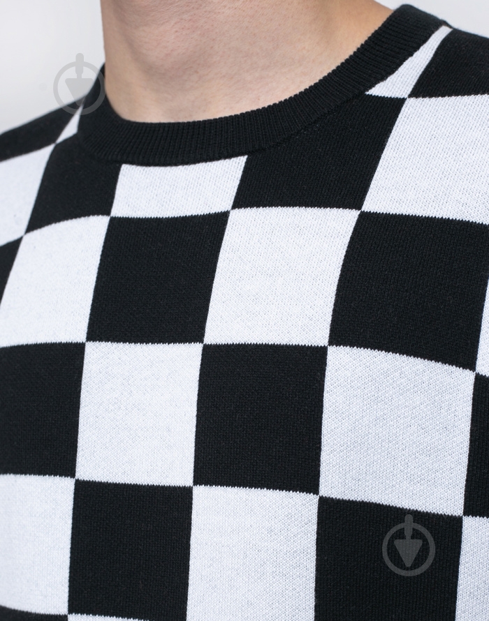 Свитшот Vans CHECKER SWEATER VA456SY28 р. S черный - фото 2