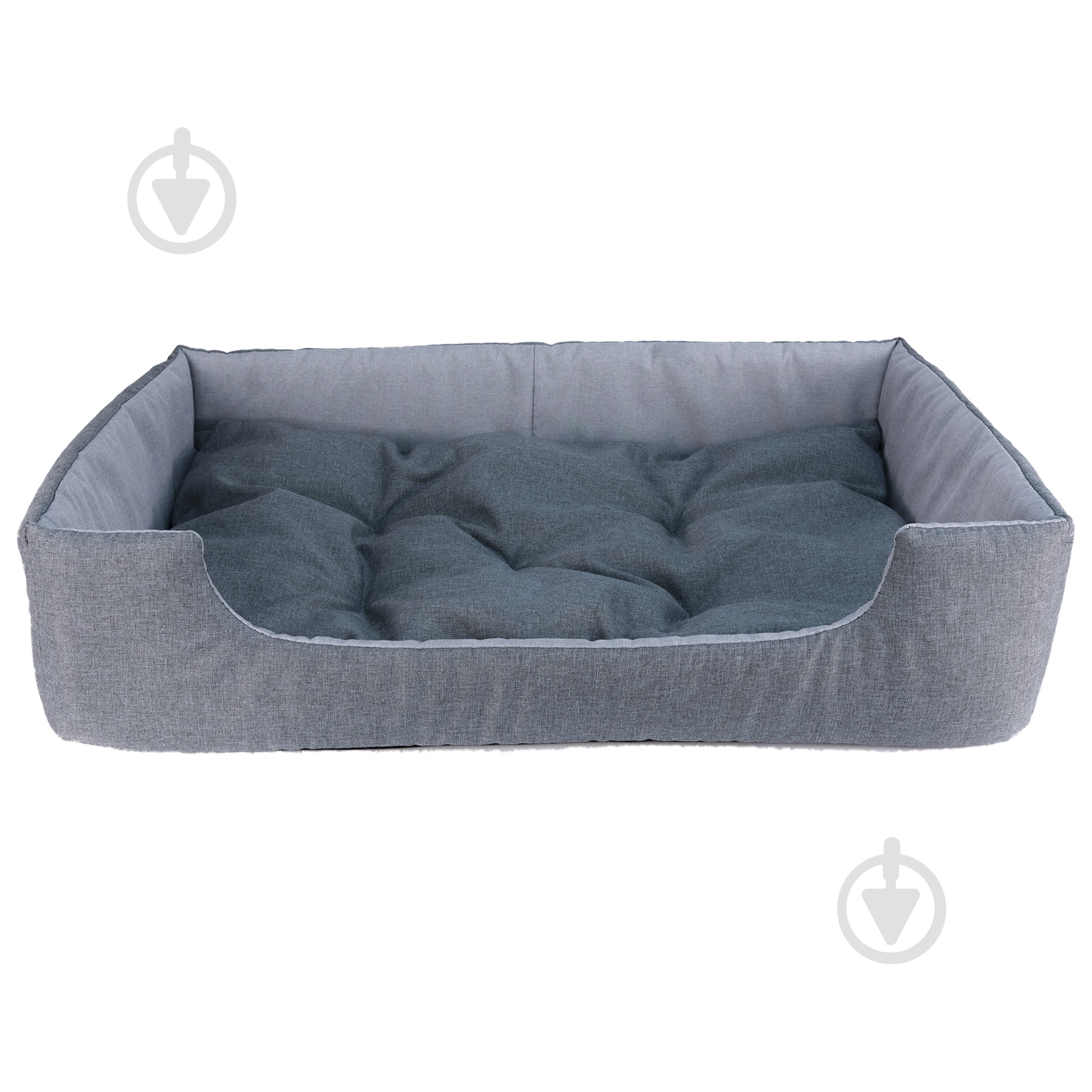 Лежак FX home Rosto 63x46x15 см серый - фото 1