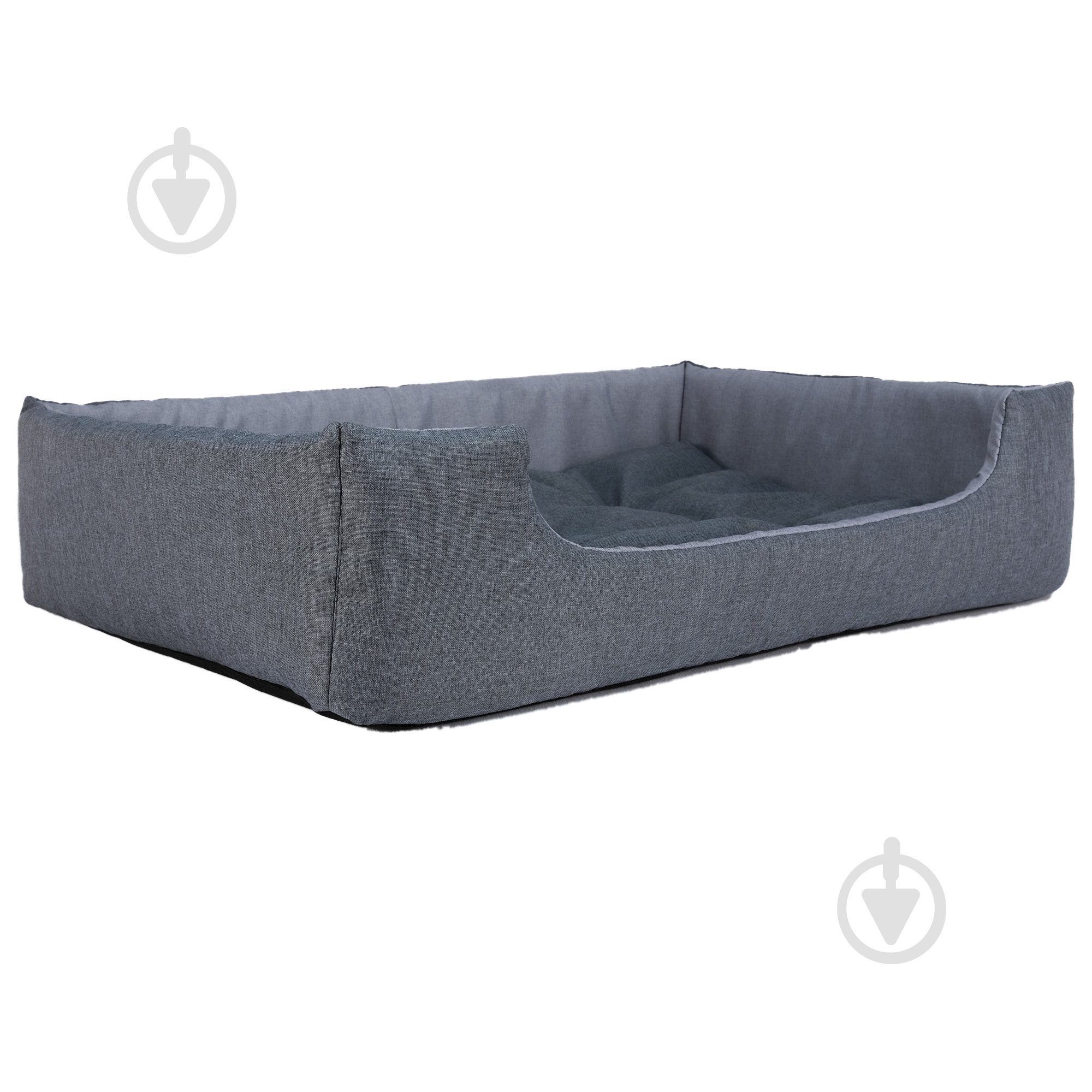 Лежак FX home Rosto 63x46x15 см серый - фото 5