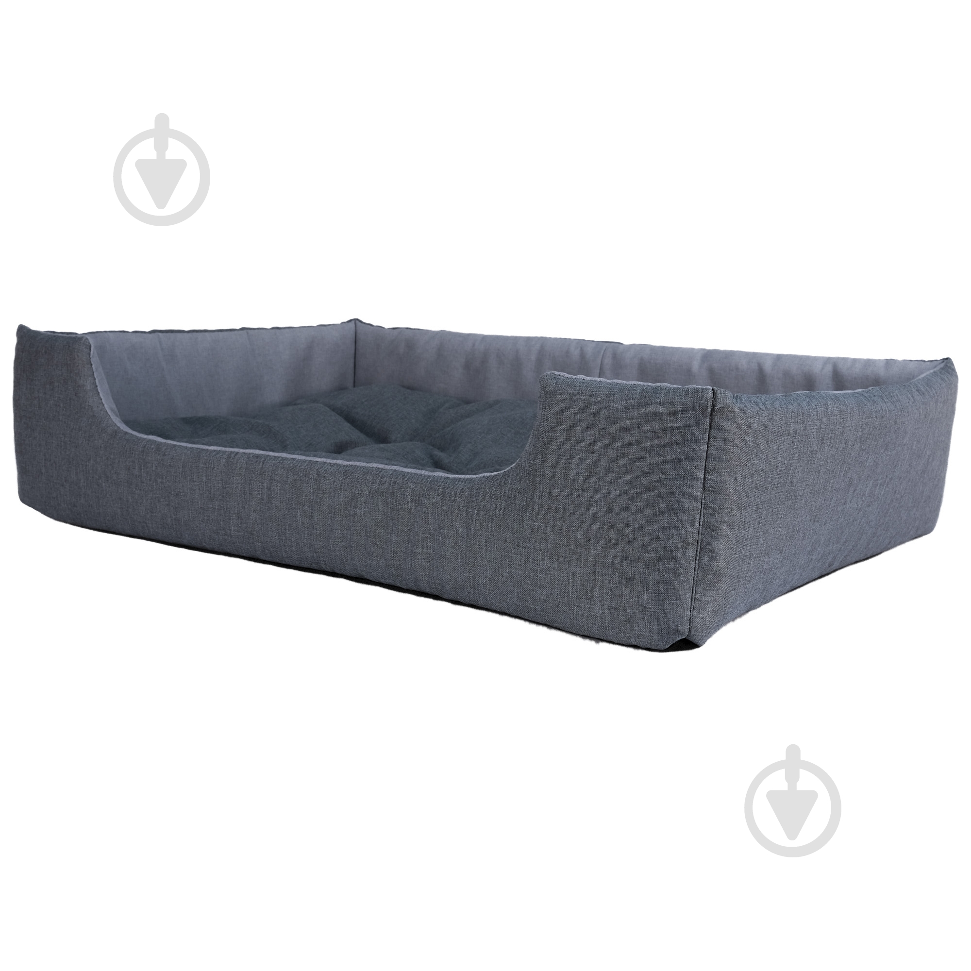 Лежак FX home Rosto 63x46x15 см серый - фото 7