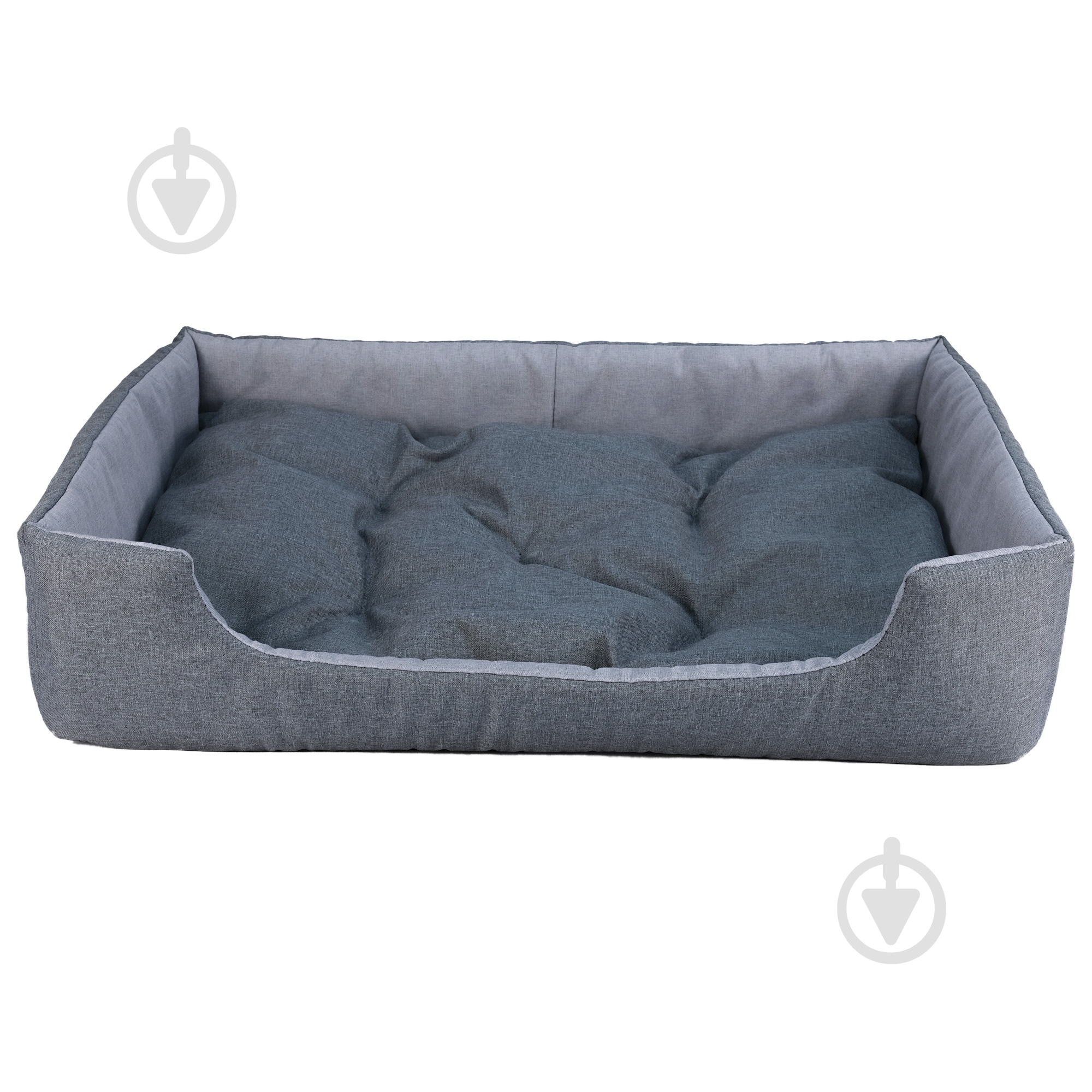 Лежак FX home Rosto 63x46x15 см серый - фото 8