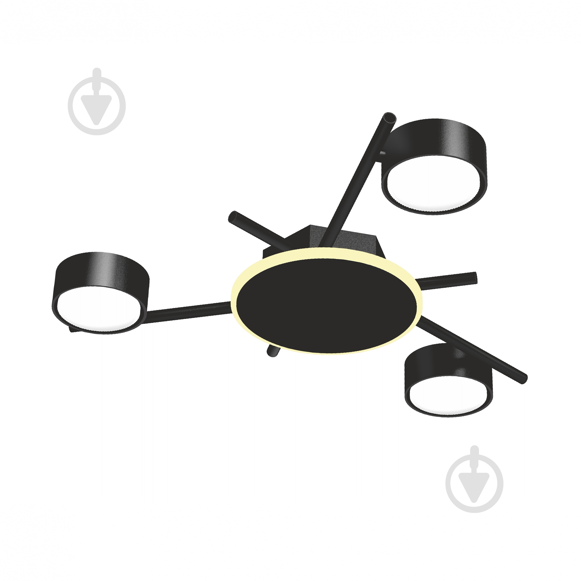 Люстра потолочная Videx 3x30 Вт GX53 черный матовый 28503 - фото 2 Люстра потолочная Videx 3x30 Вт GX53 черный матовый 28503 - фото 2