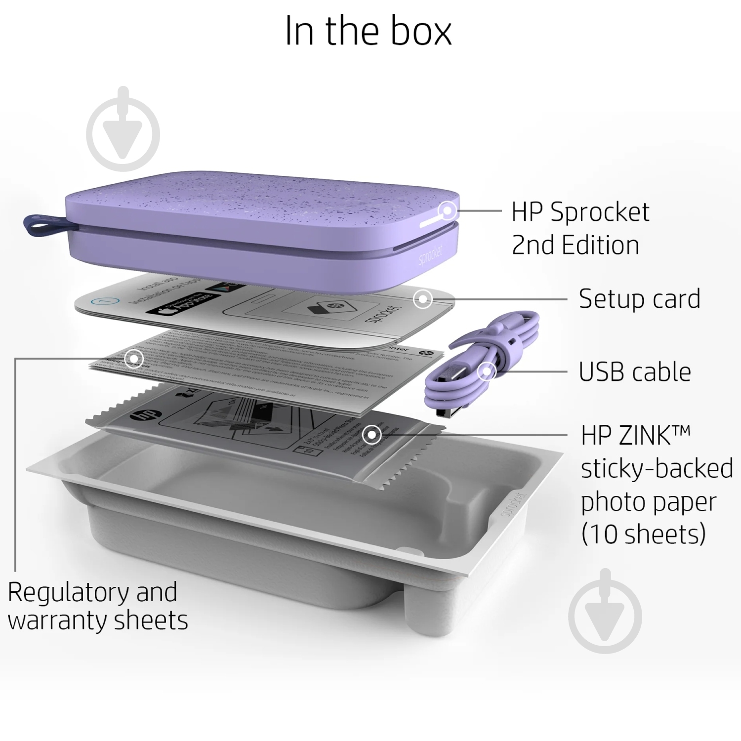 Портативний принтер HP Sprocket (HPISPPR) - фото 5 Портативний принтер HP Sprocket (HPISPPR) - фото 5