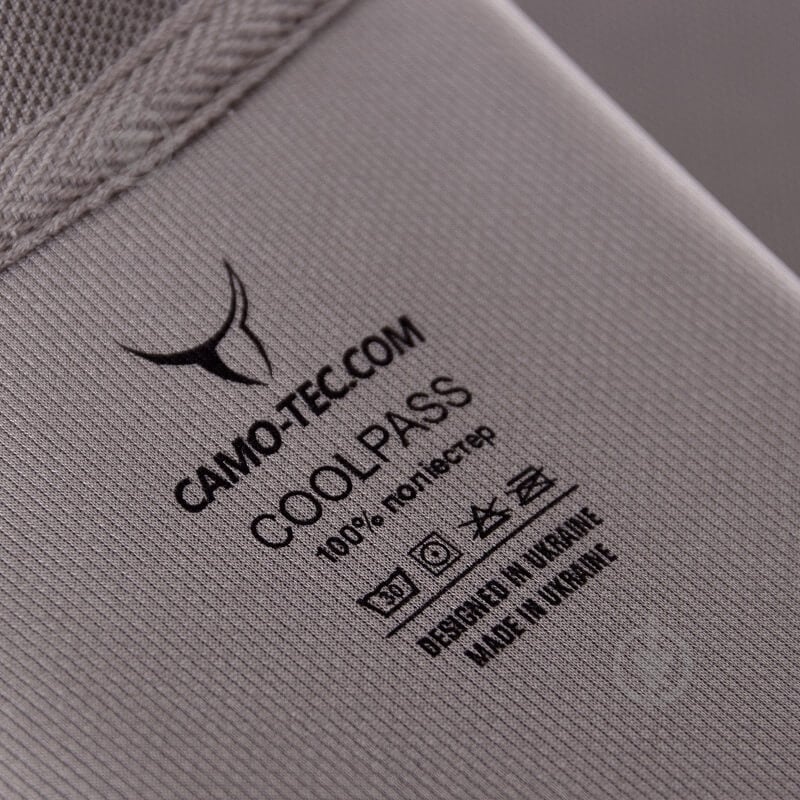 Поло Camo-Tec Tactical ID Coolpass р.XXL.Stone серый - фото 3 Поло Camo-Tec Tactical ID Coolpass р.XXL.Stone серый - фото 3