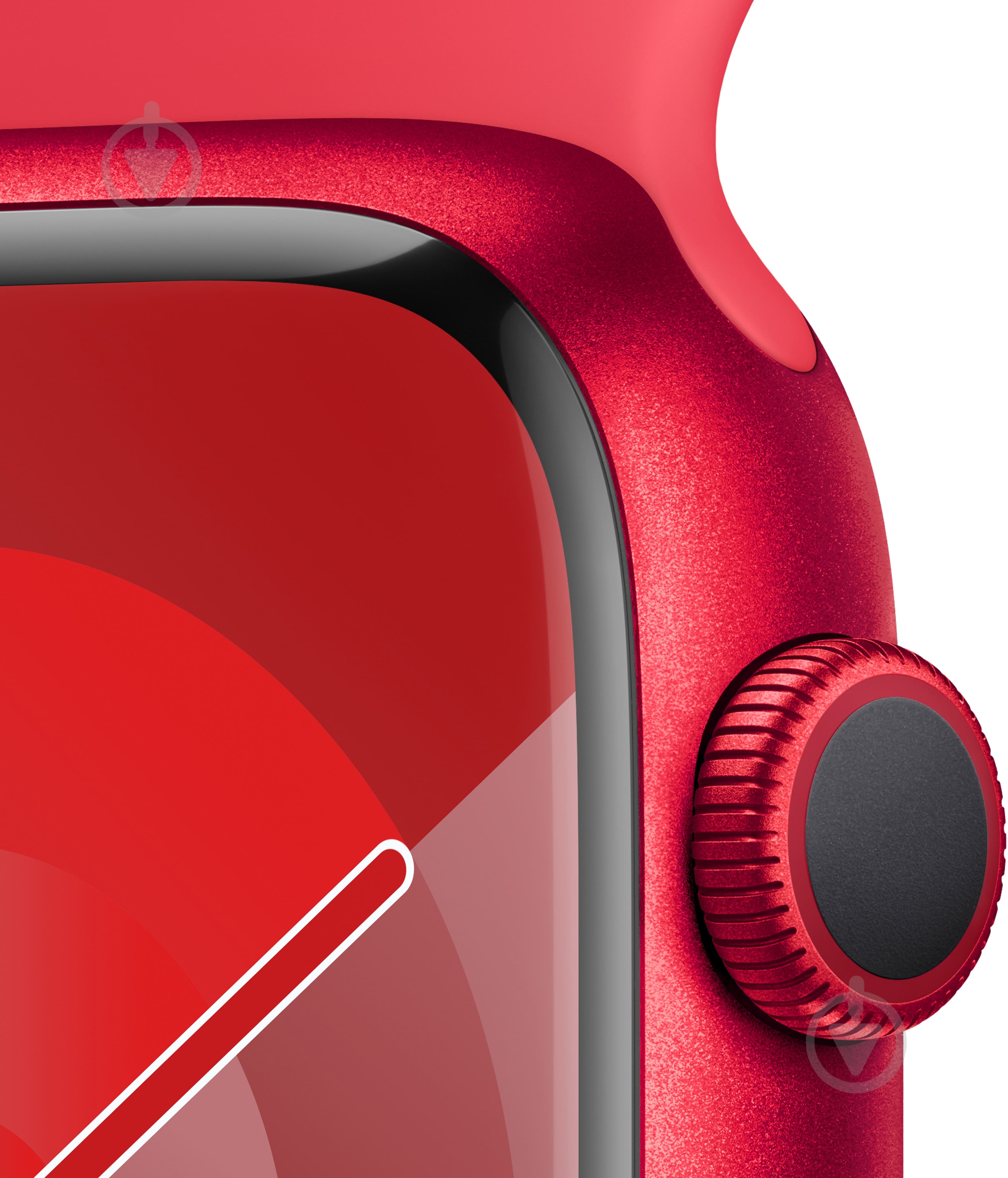 Смарт-годинник Apple Watch Series 9 GPS 45mm (PRODUCT) Red Aluminium Case with (PRODUCT) Red Sport Band - S/M (MRXJ3QP/A) - фото 3