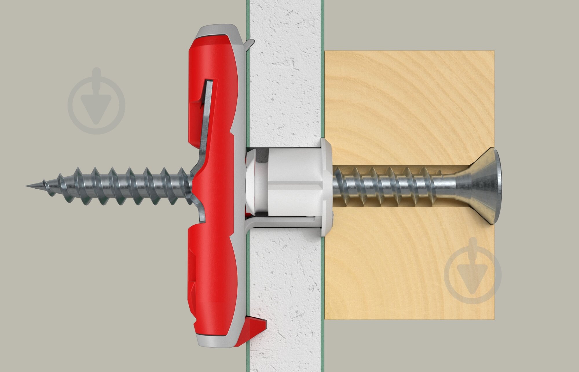 Дюбель для гипсокартона DUOTEC K NV без шурупа fischer 10x50 мм 2 шт. (537262) - фото 6 Дюбель для гипсокартона DUOTEC K NV без шурупа fischer 10x50 мм 2 шт. (537262) - фото 6