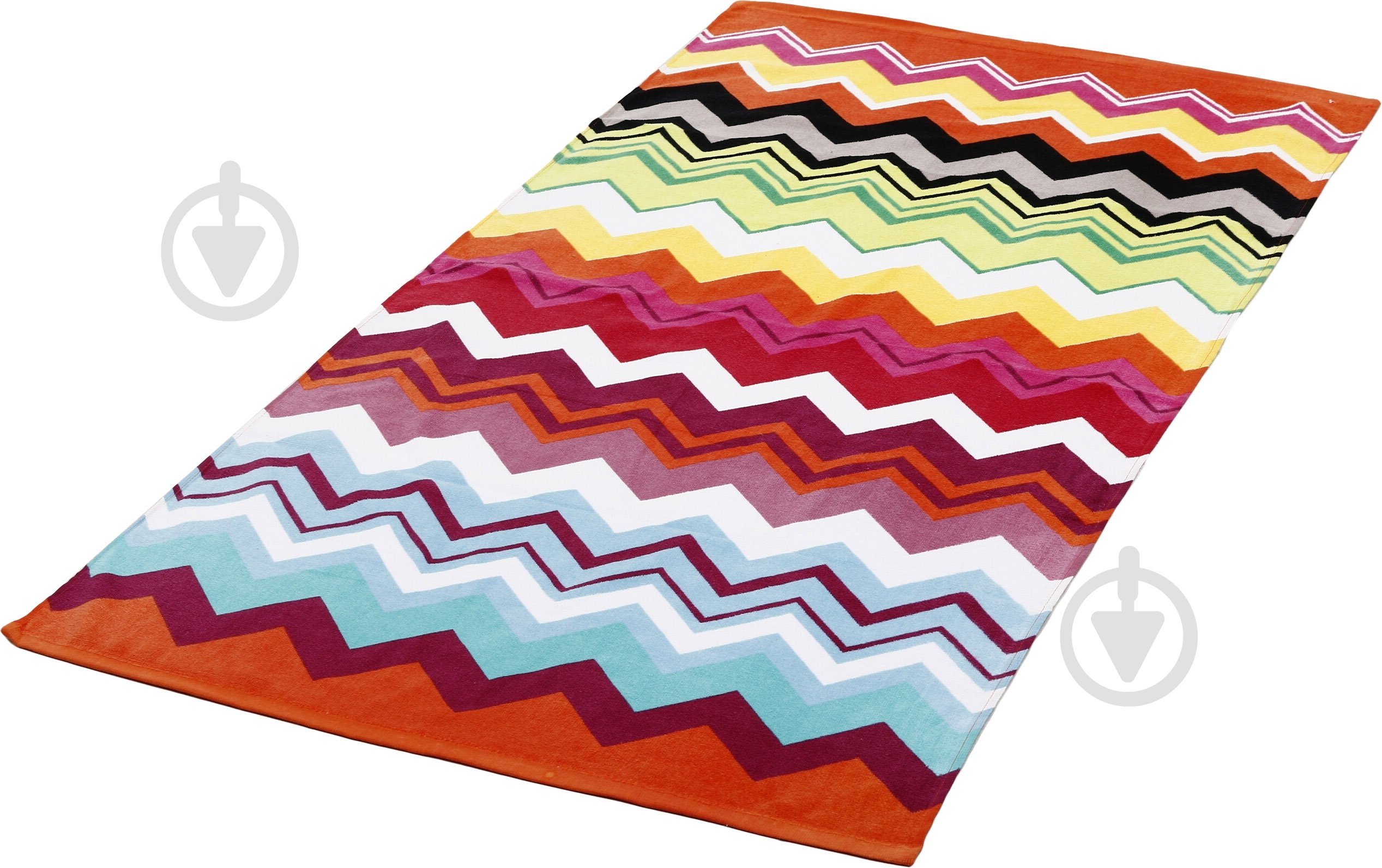 Рушник пляжний Rainbow Stripes 71x147 см різнокольоровий Luna - фото 2