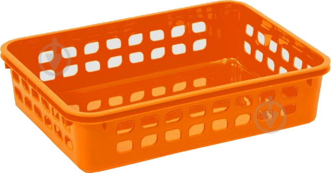 Кошик для зберігання пластиковий Lamela 272 помаранчевий 60x190x255 мм - фото 1