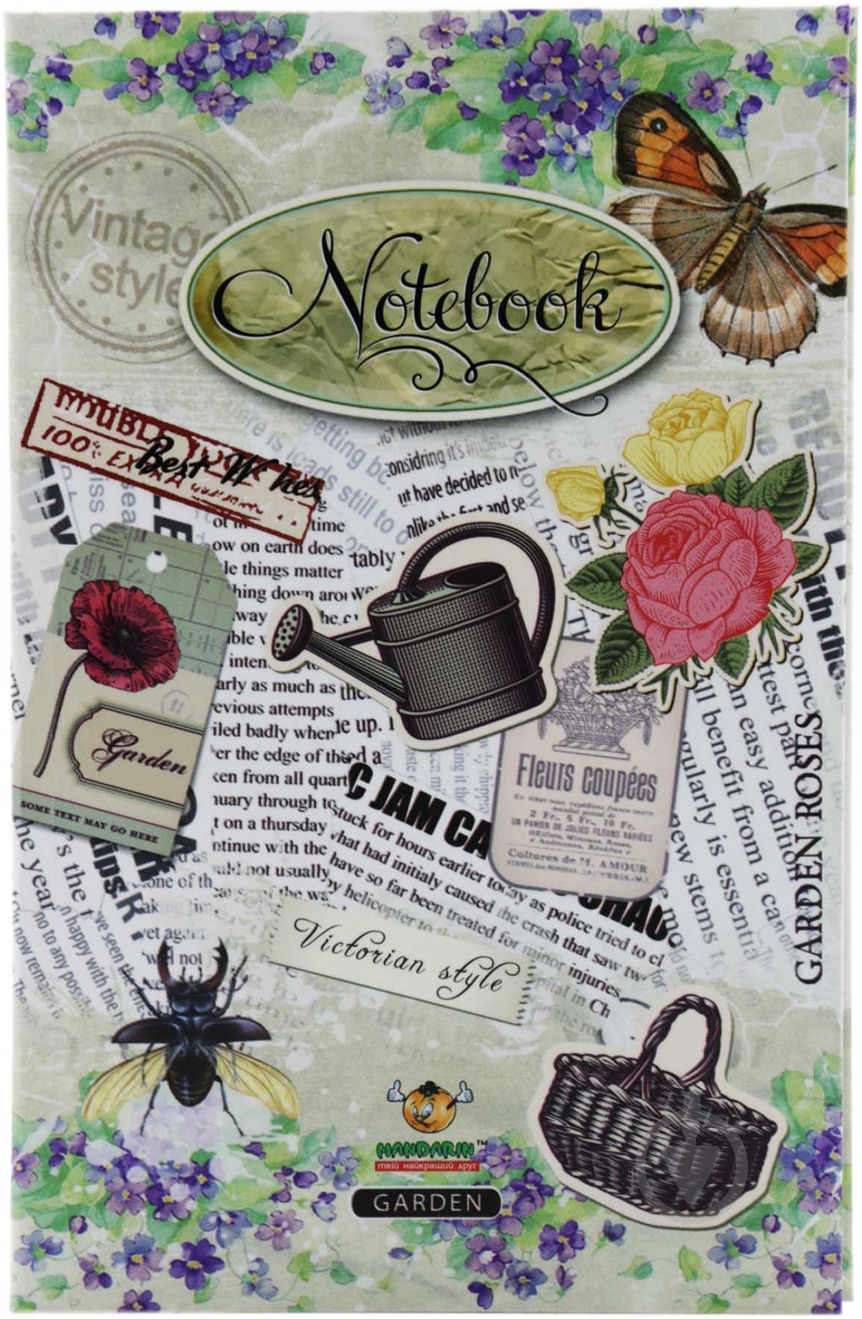 Блокнот Vintage А6 120 л Mandarin - фото 1