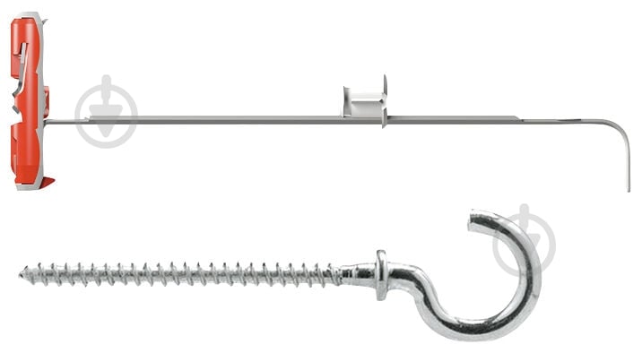 Дюбель для гипсокартона DUOTEC RH K NV / с L-крюком fischer 10x50 мм 2 шт. (537264) - фото 1