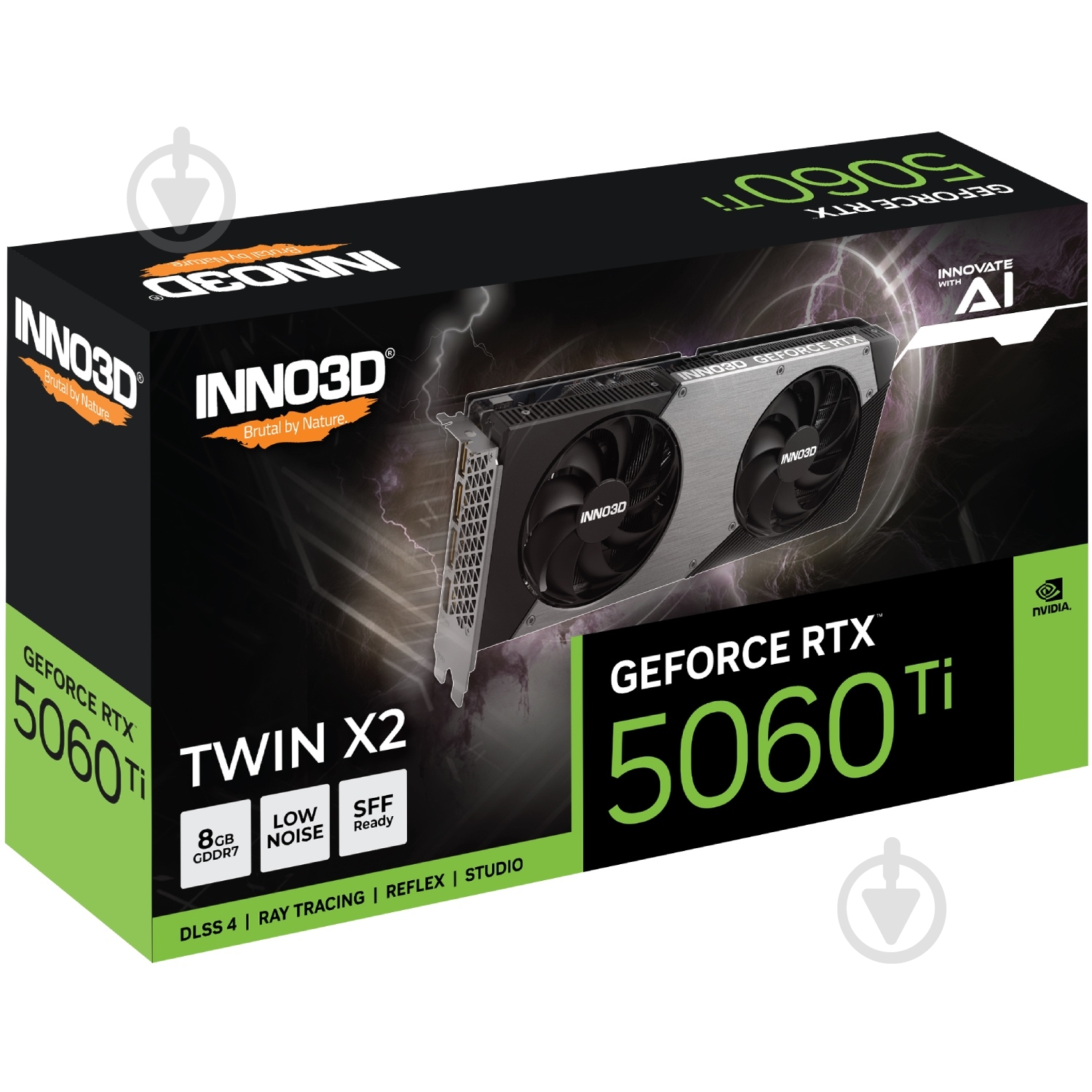 Відеокарта Inno3D GeForce RTX 5060 Ti 8GB GDDR7 128bit (N506T2-08D7-193075N) - фото 2