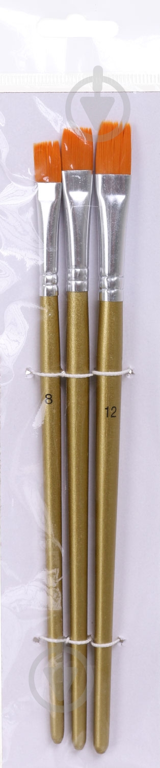 Набір пензлів пласких 3 шт. - фото 3