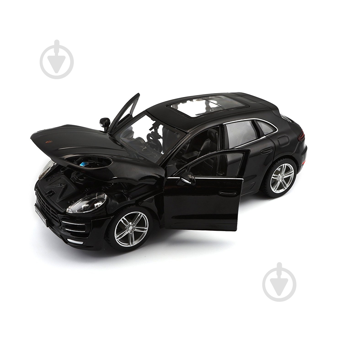 Автомодель Bburago 1:24 Porsche Macan чорний 18-21077 - фото 4 Автомодель Bburago 1:24 Porsche Macan чорний 18-21077 - фото 4