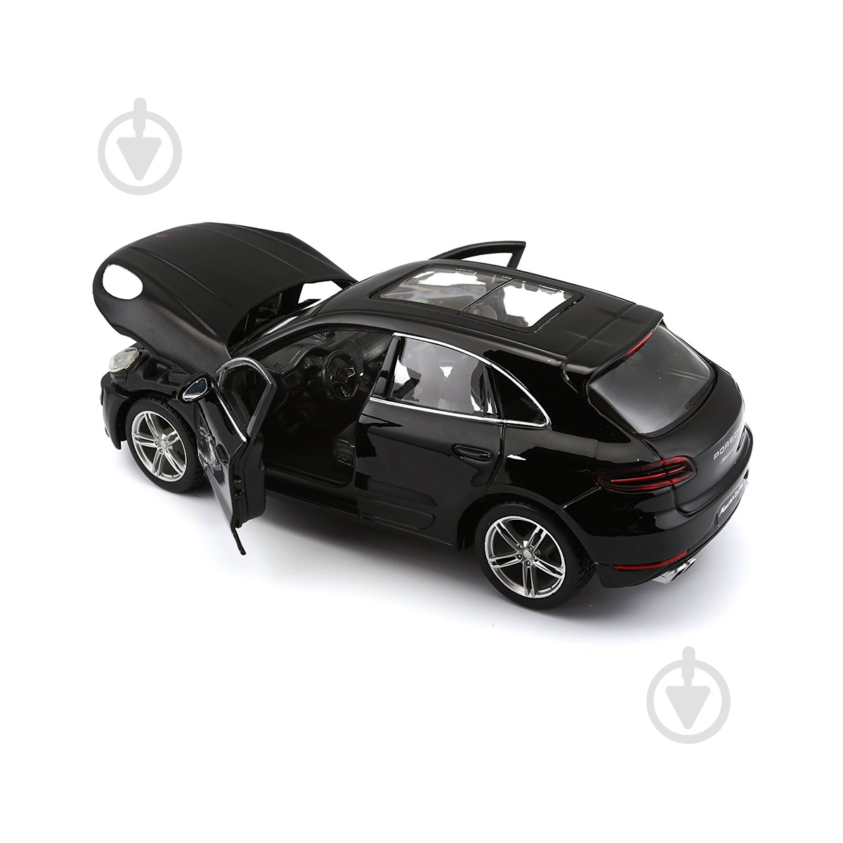 Автомодель Bburago 1:24 Porsche Macan чорний 18-21077 - фото 5 Автомодель Bburago 1:24 Porsche Macan чорний 18-21077 - фото 5