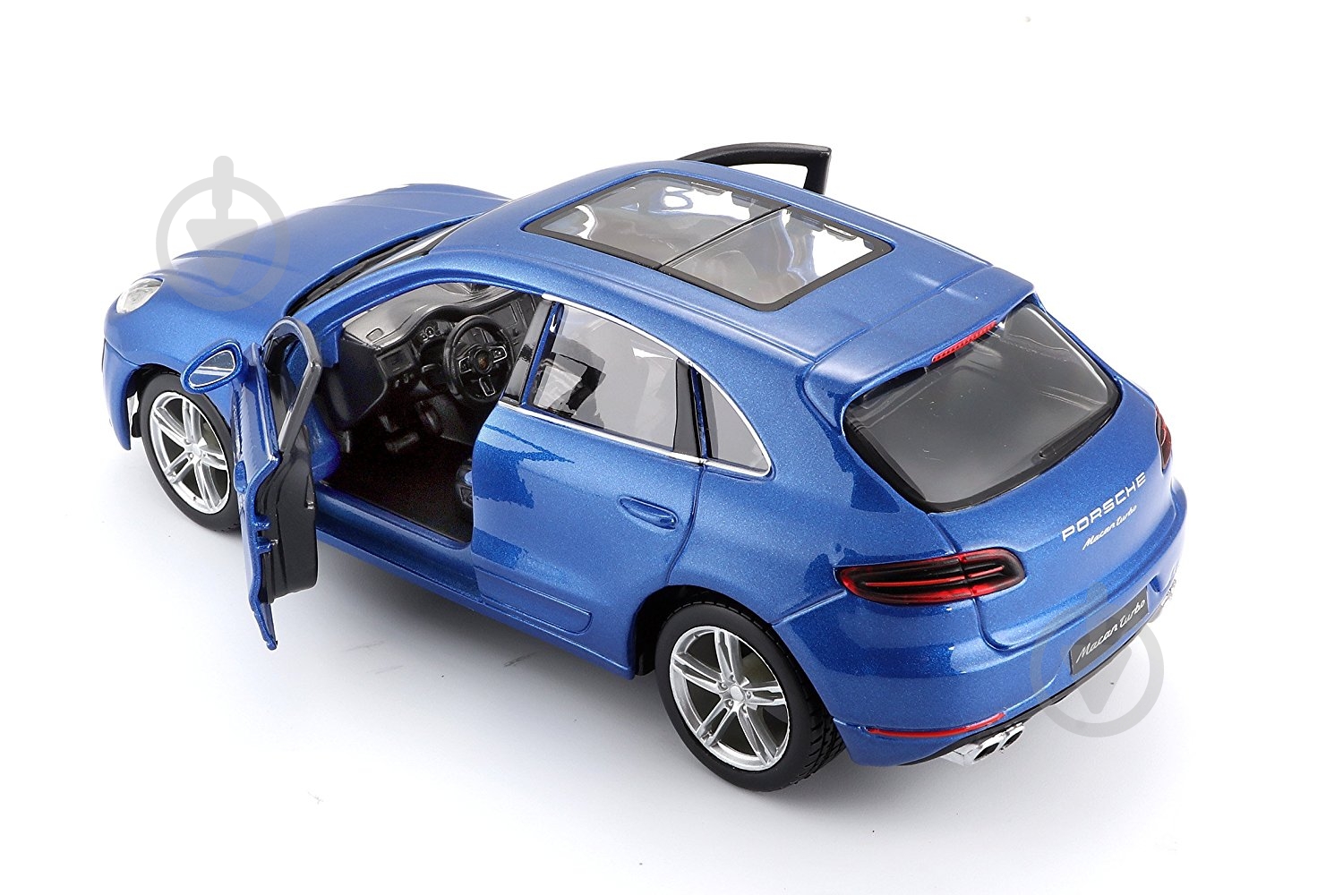 Автомодель Bburago 1:24 Porsche Macan чорний 18-21077 - фото 8 Автомодель Bburago 1:24 Porsche Macan чорний 18-21077 - фото 8