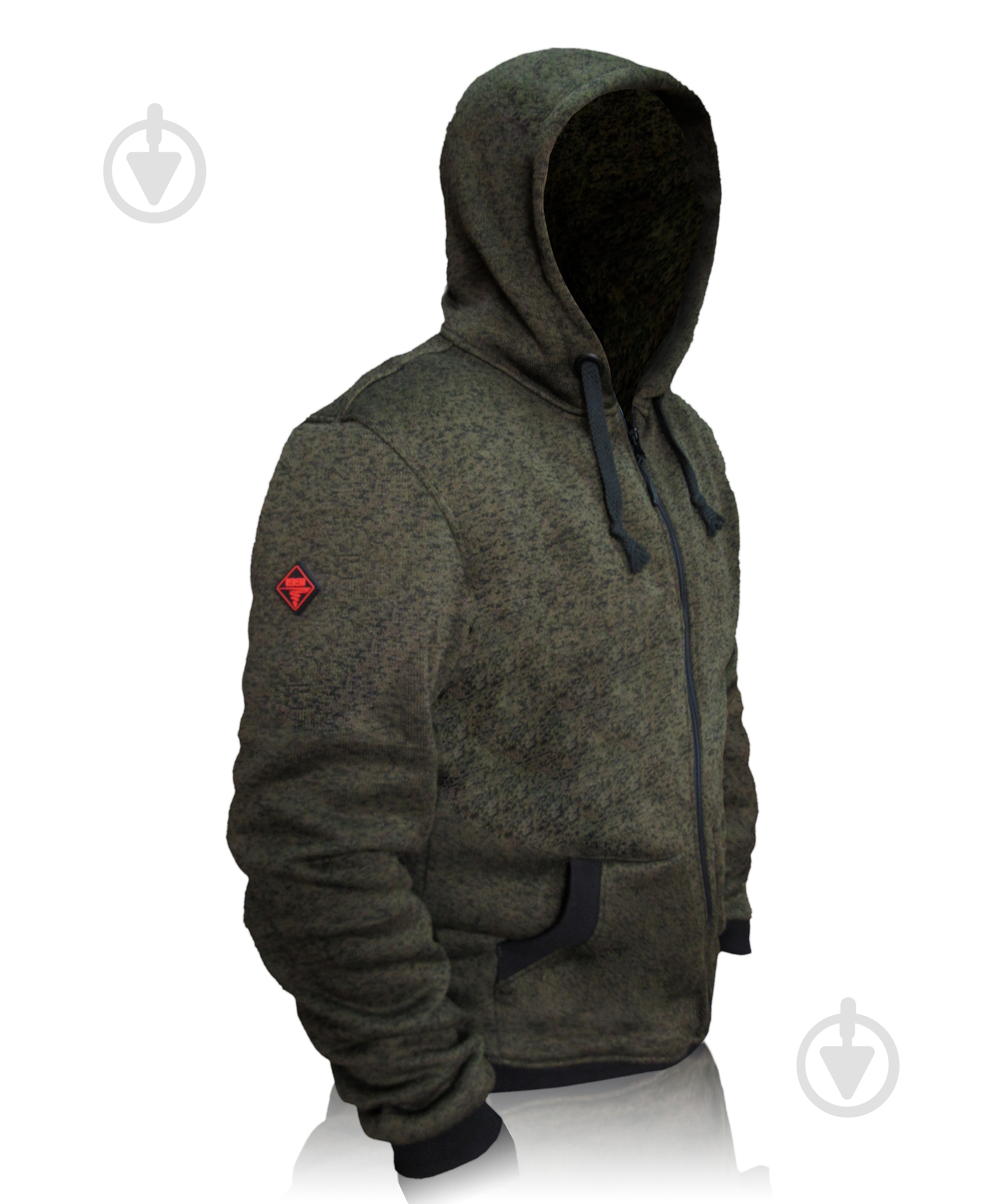 Худі 1991 ТМ АЙДАХО меланж 34123-11-3-52-5 р. 52/5 оливковий - фото 2 Худі 1991 ТМ АЙДАХО меланж 34123-11-3-52-5 р. 52/5 оливковий - фото 2