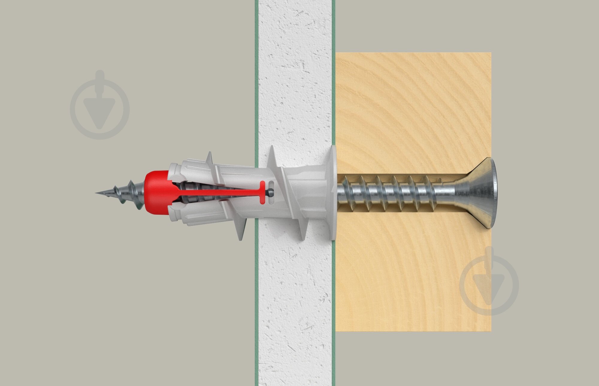 Дюбель самозасверливающий для гипсокартона DUOBLADE DIY без шурупа fischer 40 шт. (545677) - фото 2 Дюбель самозасверливающий для гипсокартона DUOBLADE DIY без шурупа fischer 40 шт. (545677) - фото 2