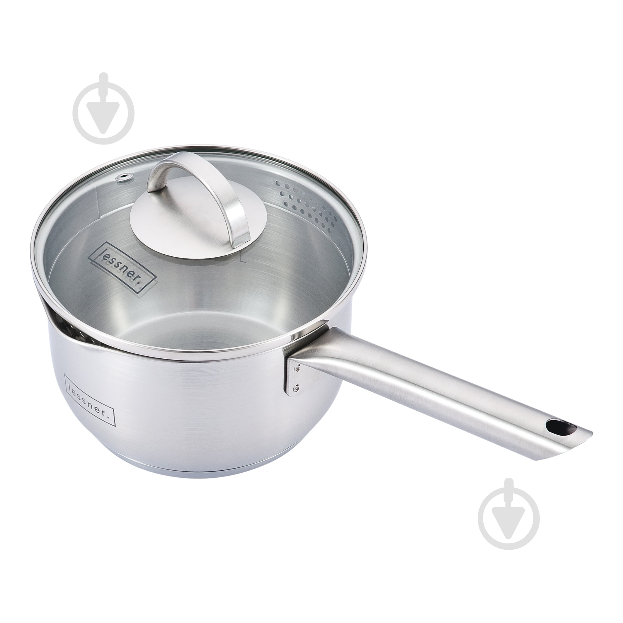 Ковш с крышкой Lessner 16 см 1,8 л 55876-16s - фото 1