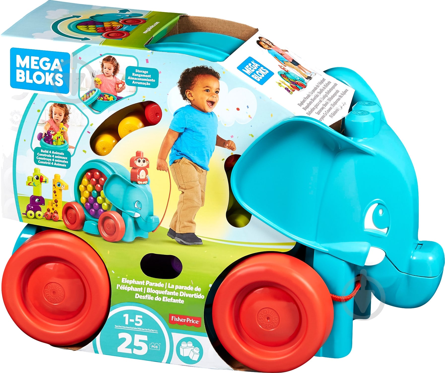 Конструктор Mega Bloks Яскраве слоненя FFG21 - фото 5