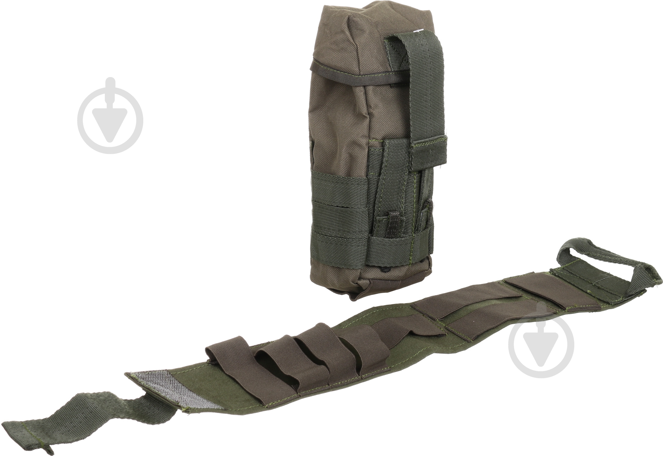 Аптечка Klark-KV быстросъемная повязка узкая р. one size оливковый - фото 1 Аптечка Klark-KV быстросъемная повязка узкая р. one size оливковый - фото 1