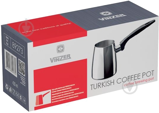 Турка Vinzer 420 мл 89273 - фото 2