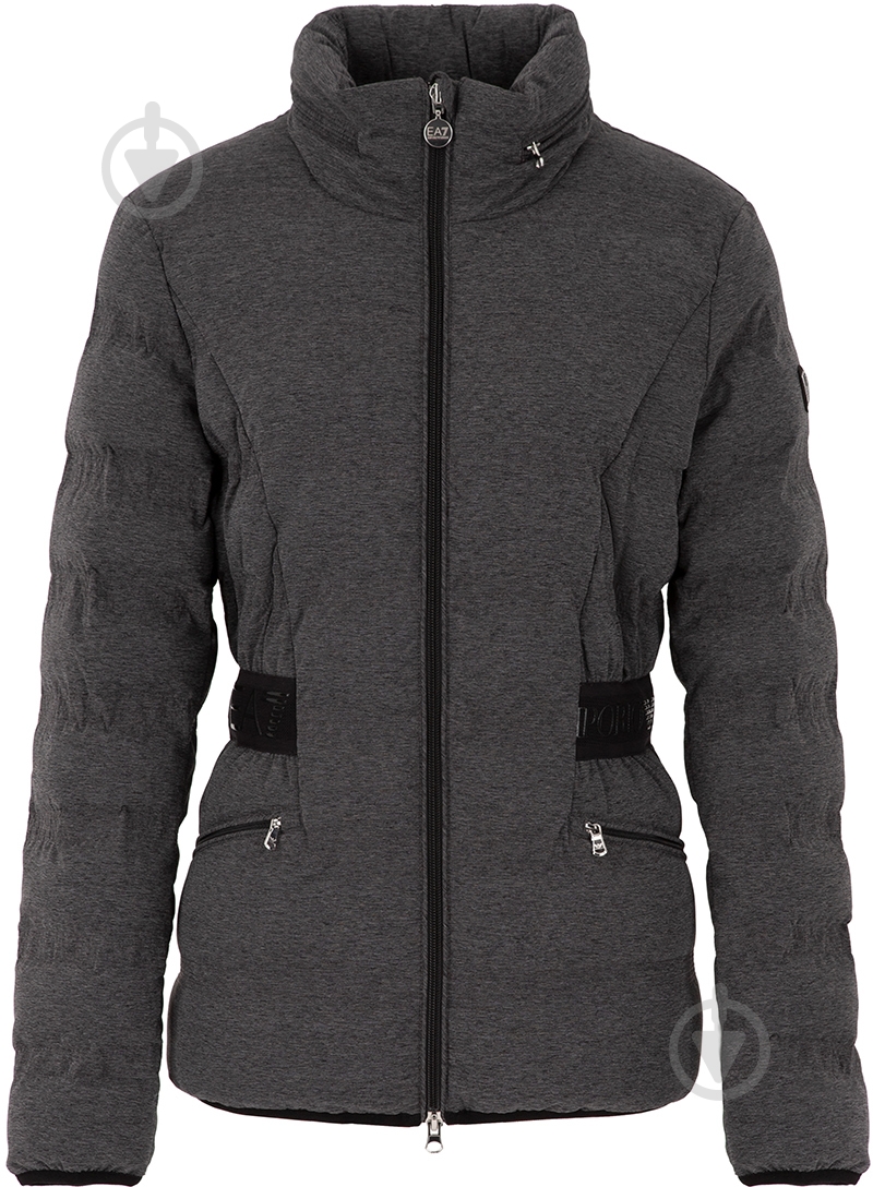 Куртка женская зимняя EA7 WOVEN BOMBER JACKET 6HTB13-TNB7Z-3200 р.S серая - фото 1