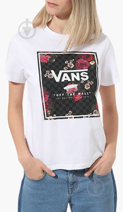 Футболка Vans BOXED BOTANIC VA47WIWHT р.M білий - фото 1