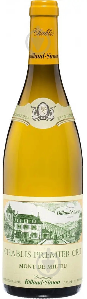 Вино Billaud-Simon Chablis Premier Cru Mont de Milieu 0,75 л - фото 1 Вино Billaud-Simon Chablis Premier Cru Mont de Milieu 0,75 л - фото 1