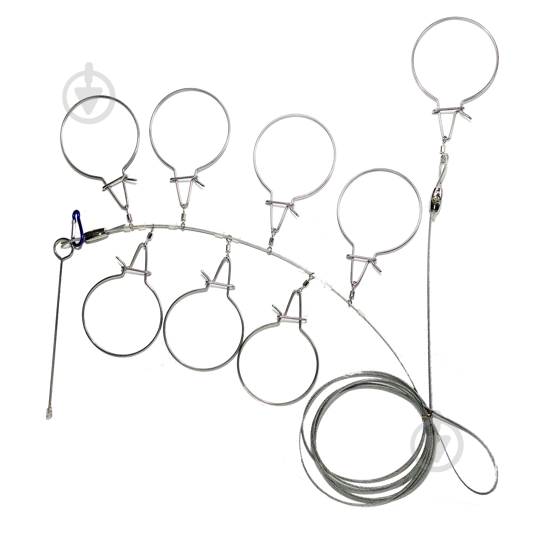 Кукан Condor на 7 карабінів з екстрактором - фото 1 Кукан Condor на 7 карабінів з екстрактором - фото 1