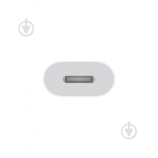 Адаптер Apple USB-C to Lightning Adapter білий (MUQX3ZM/A) - фото 2